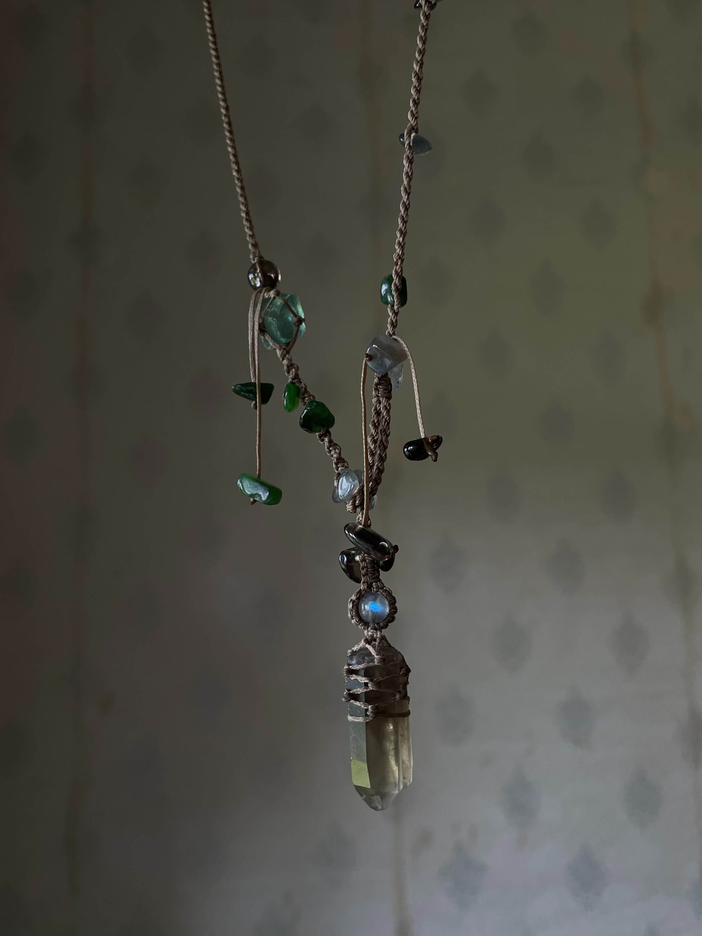 Smoky Quartz Witch Necklace
