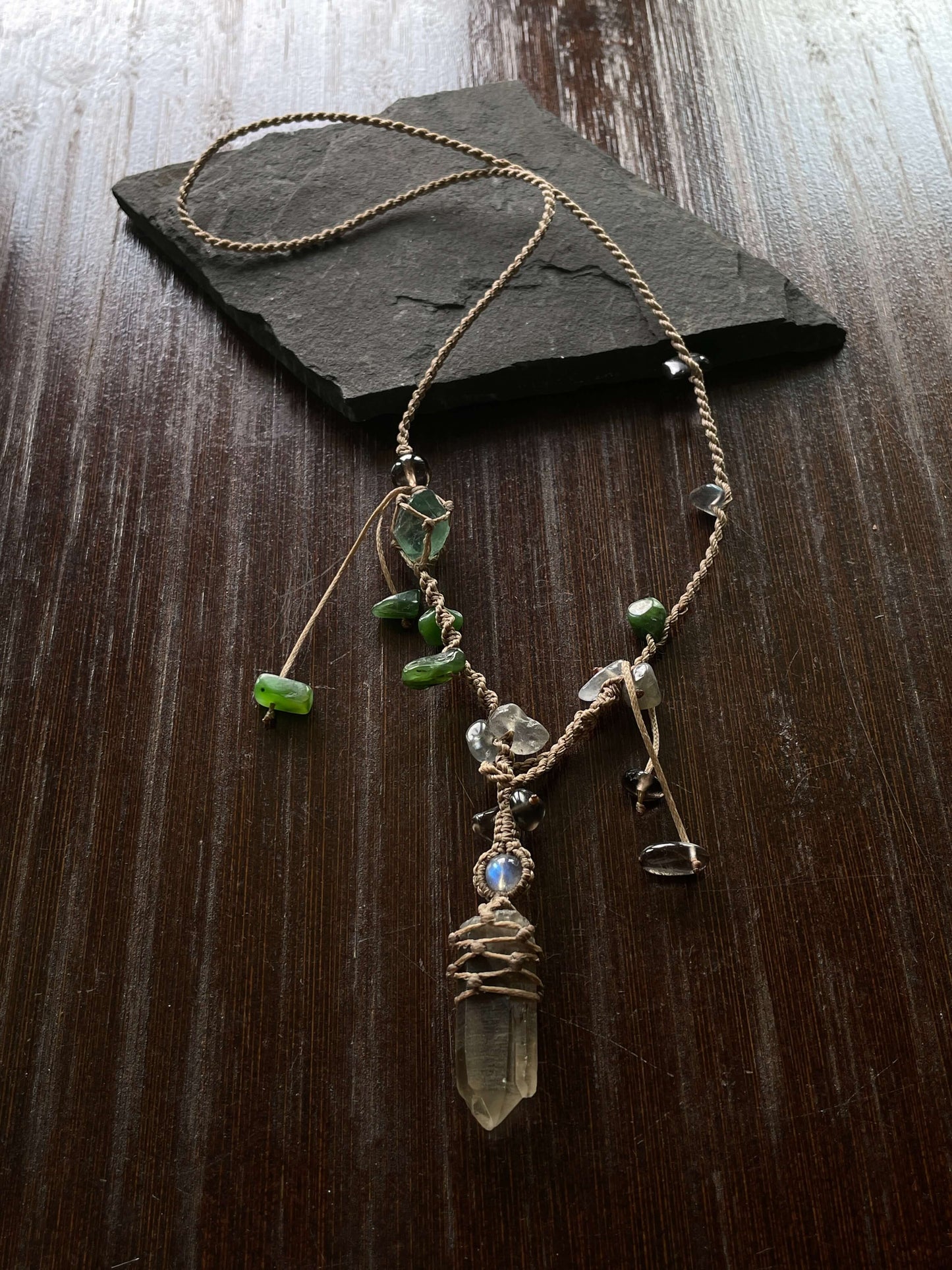 Smoky Quartz Witch Necklace