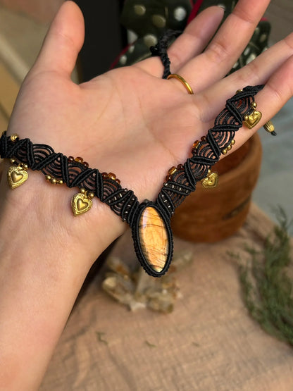 Sunset Heart Necklace