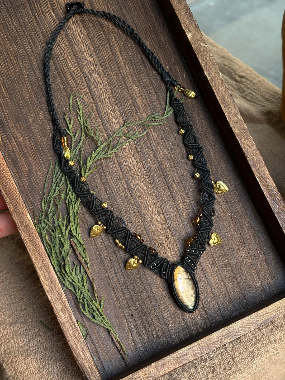 Sunset Heart Necklace