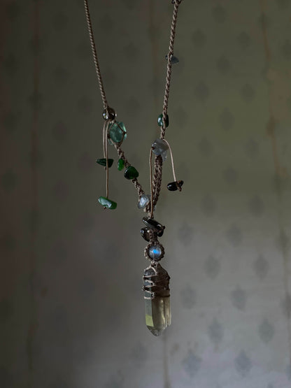 Smoky Quartz Witch Necklace