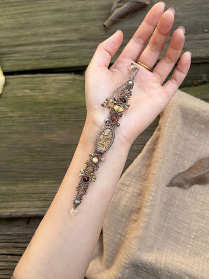 Leaf Vein Bracelet