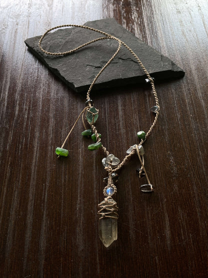 Smoky Quartz Witch Necklace