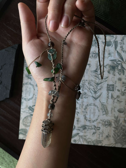 Smoky Quartz Witch Necklace