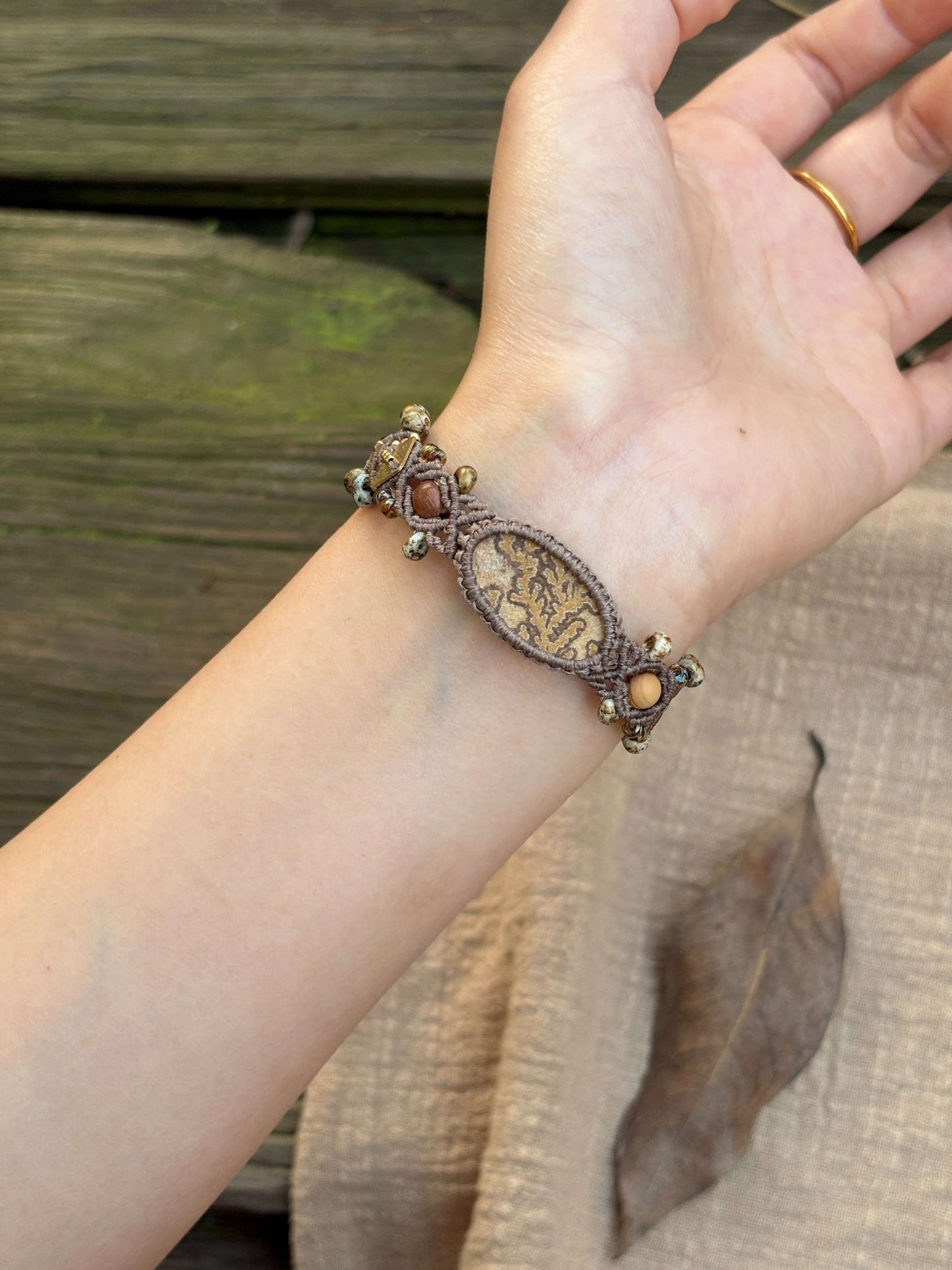 Leaf Vein Bracelet